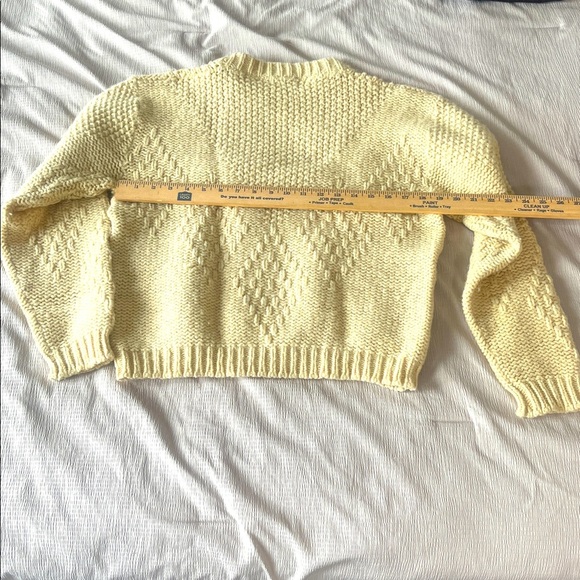 Arrow Cum Laude Chunky Wool Knit Sweater Large - Picture 6 of 7